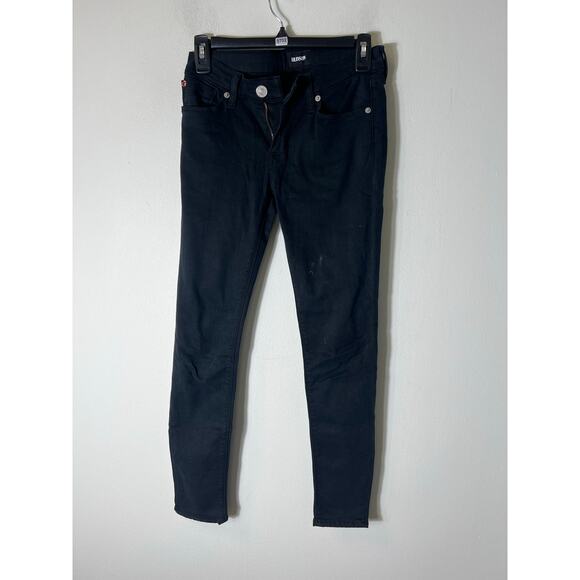 Hudson Los Angeles Denim - Hudson Los Angeles Black Skinny Ankle Jeans Sz 25